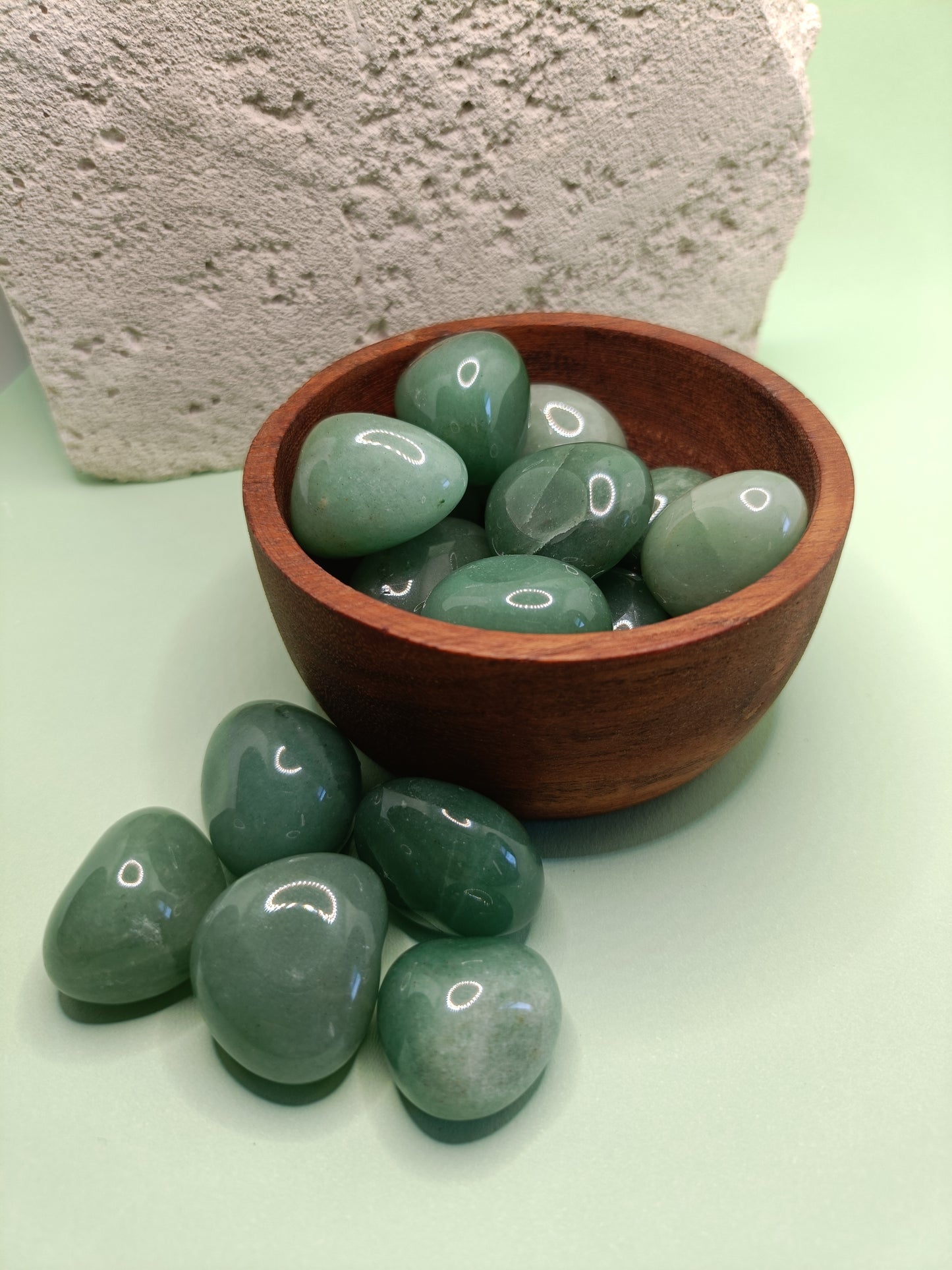 Green Aventurine Tumbles – Luck, Growth and Emotional Healing