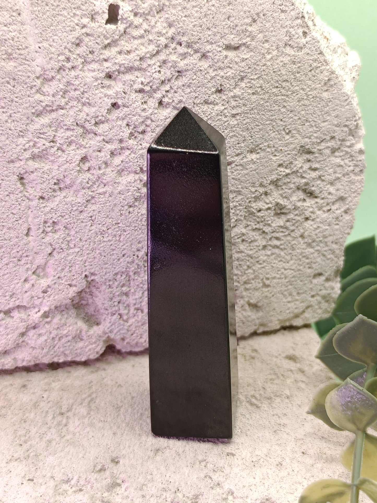 Black Onyx Obelisk #58 – Strength, Stability and Energetic Protection