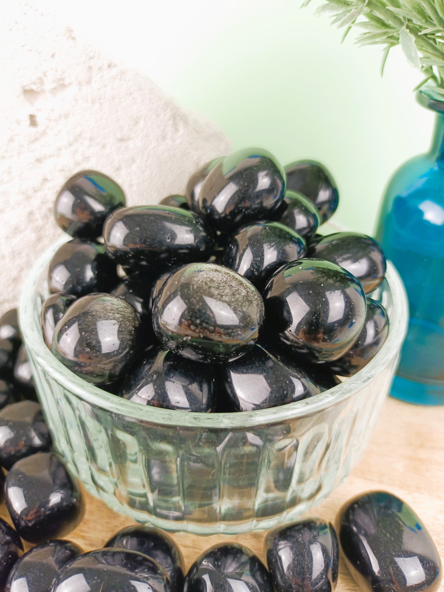 Black Obsidian Tumbles – Protection, Grounding and Emotional Clarity