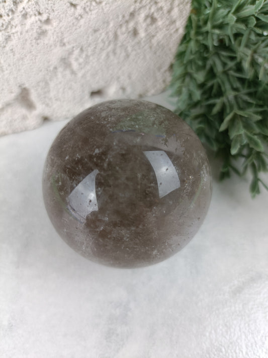 Smoky Quartz Sphere #161 – Grounding, Protection and Emotional Release