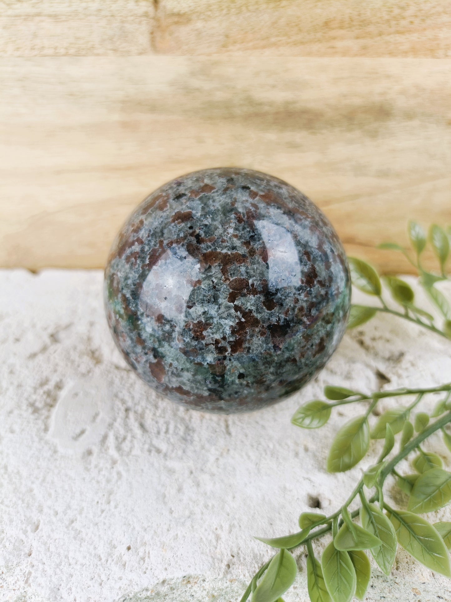 Yooperlite Sphere #169 – Truth, Transformation and Fire Within