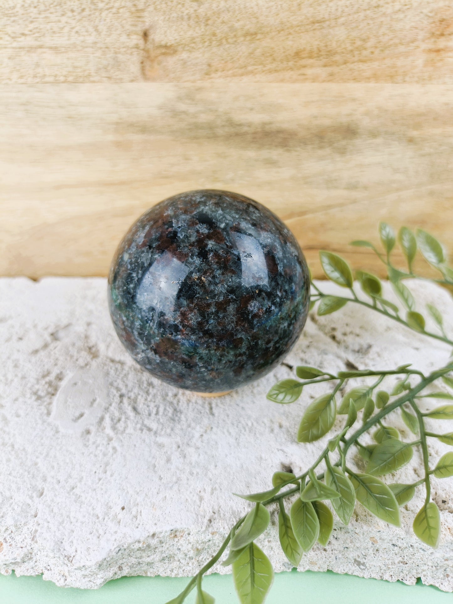 Yooperlite Sphere #167 – Truth, Transformation and Fire Within