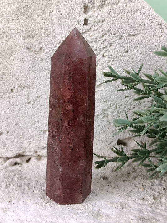Strawberry Quartz Point #85 – Love, Joy and Heart Expansion