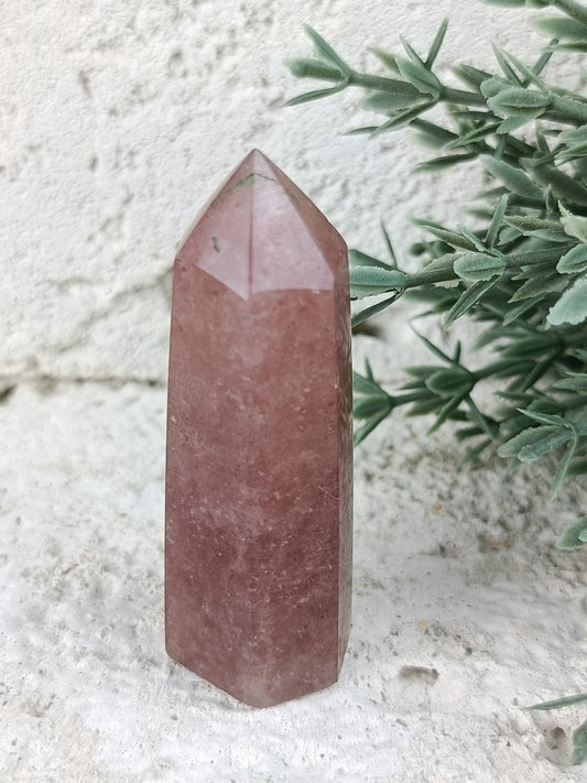 Strawberry Quartz Point #102 – Love, Joy and Heart Expansion