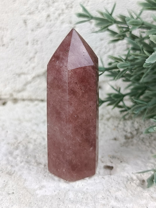 Strawberry Quartz Point #100 – Love, Joy and Heart Expansion