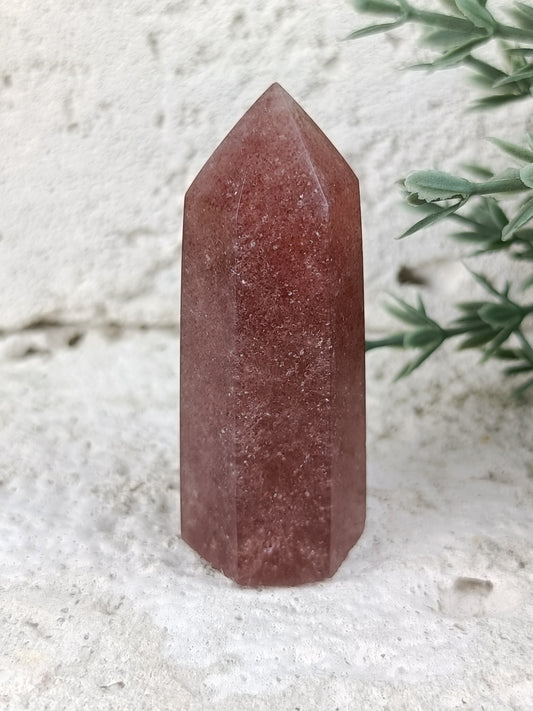 Strawberry Quartz Point #104 – Love, Joy and Heart Expansion