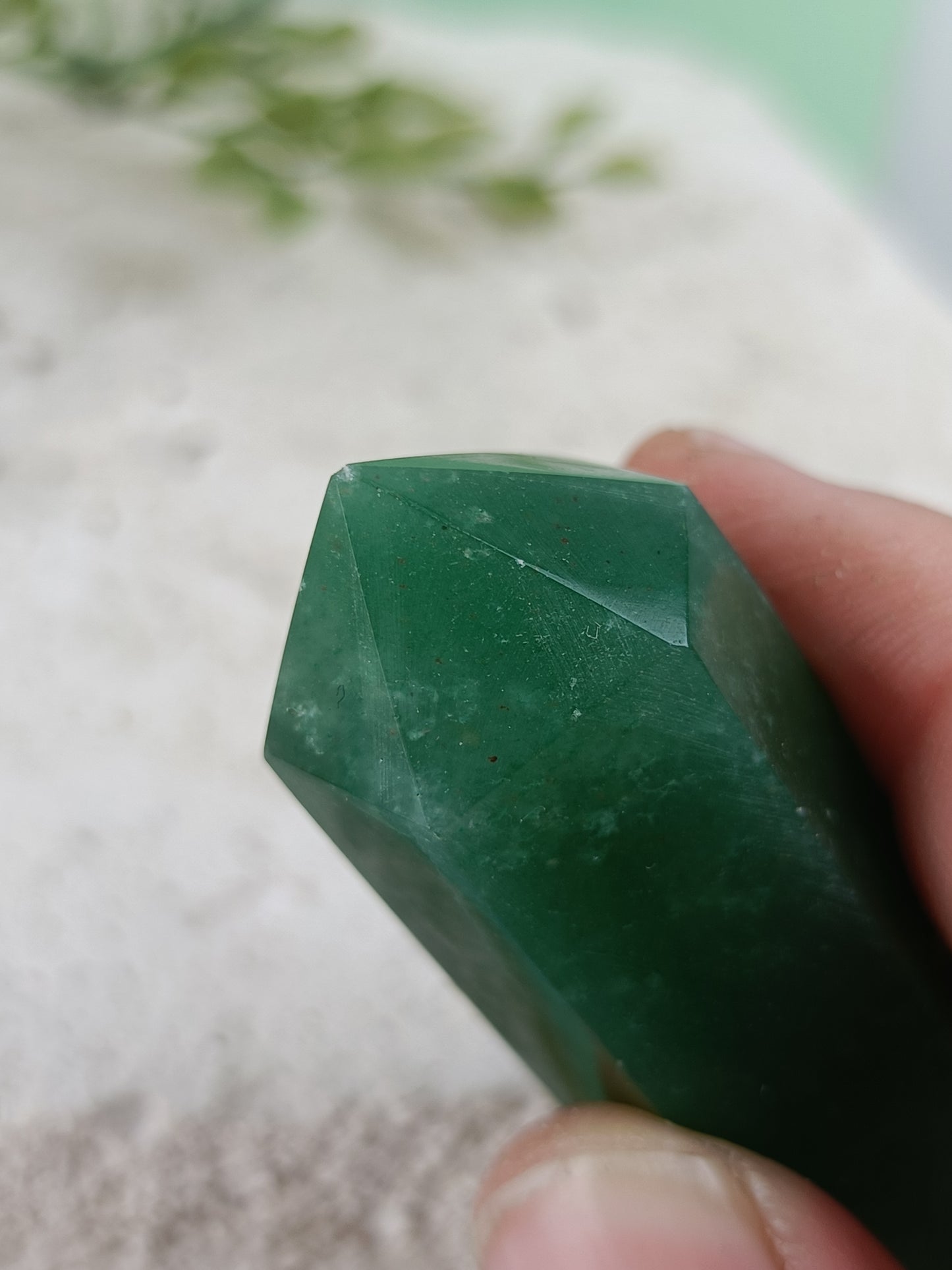 Green Aventurine Point #116** – Growth, Abundance and Fresh Energy