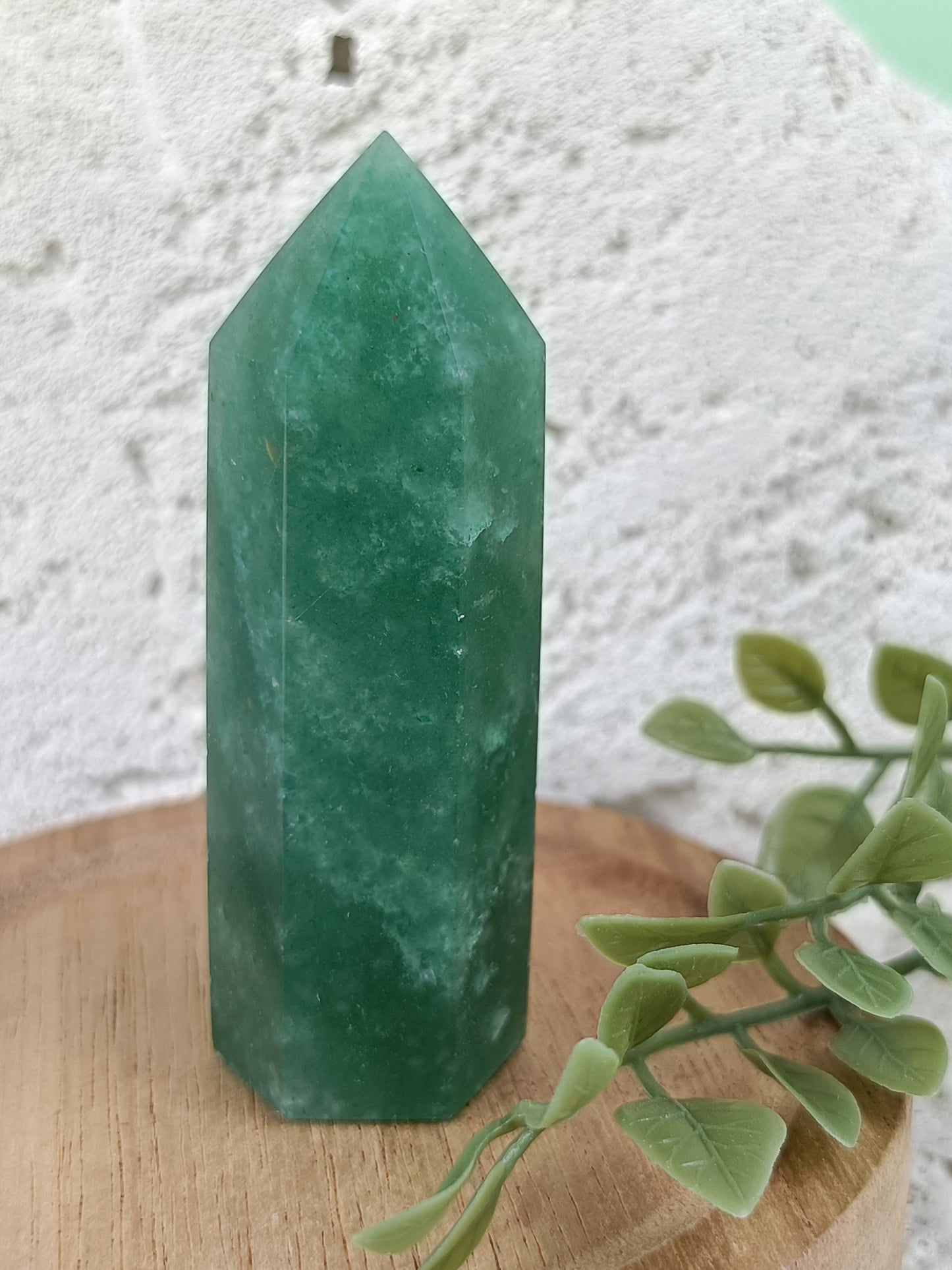 Green Aventurine Point #123 – Growth, Abundance and Fresh Energy