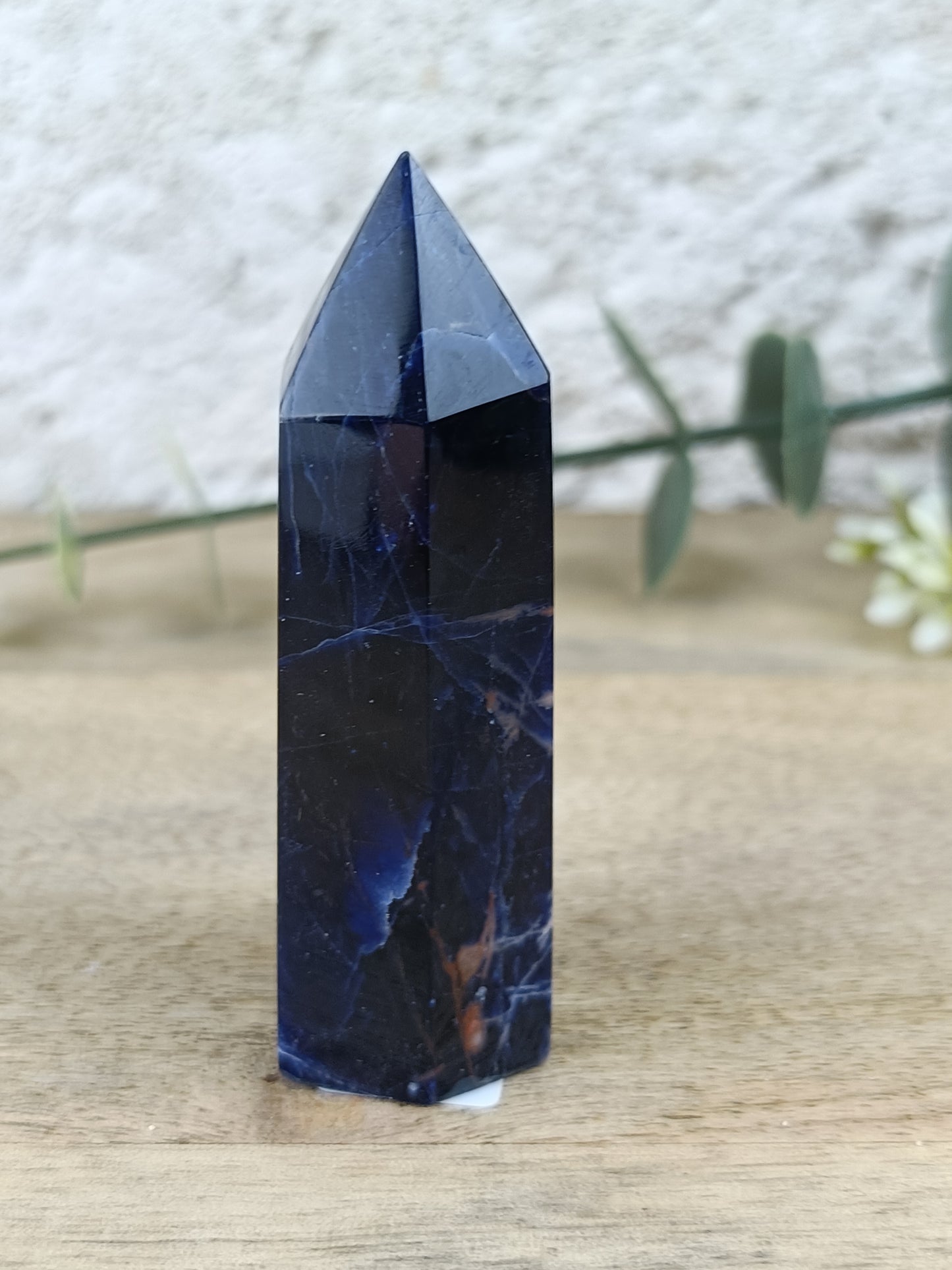 Sodalite Point #138 – Truth, Mental Clarity and Inner Peace