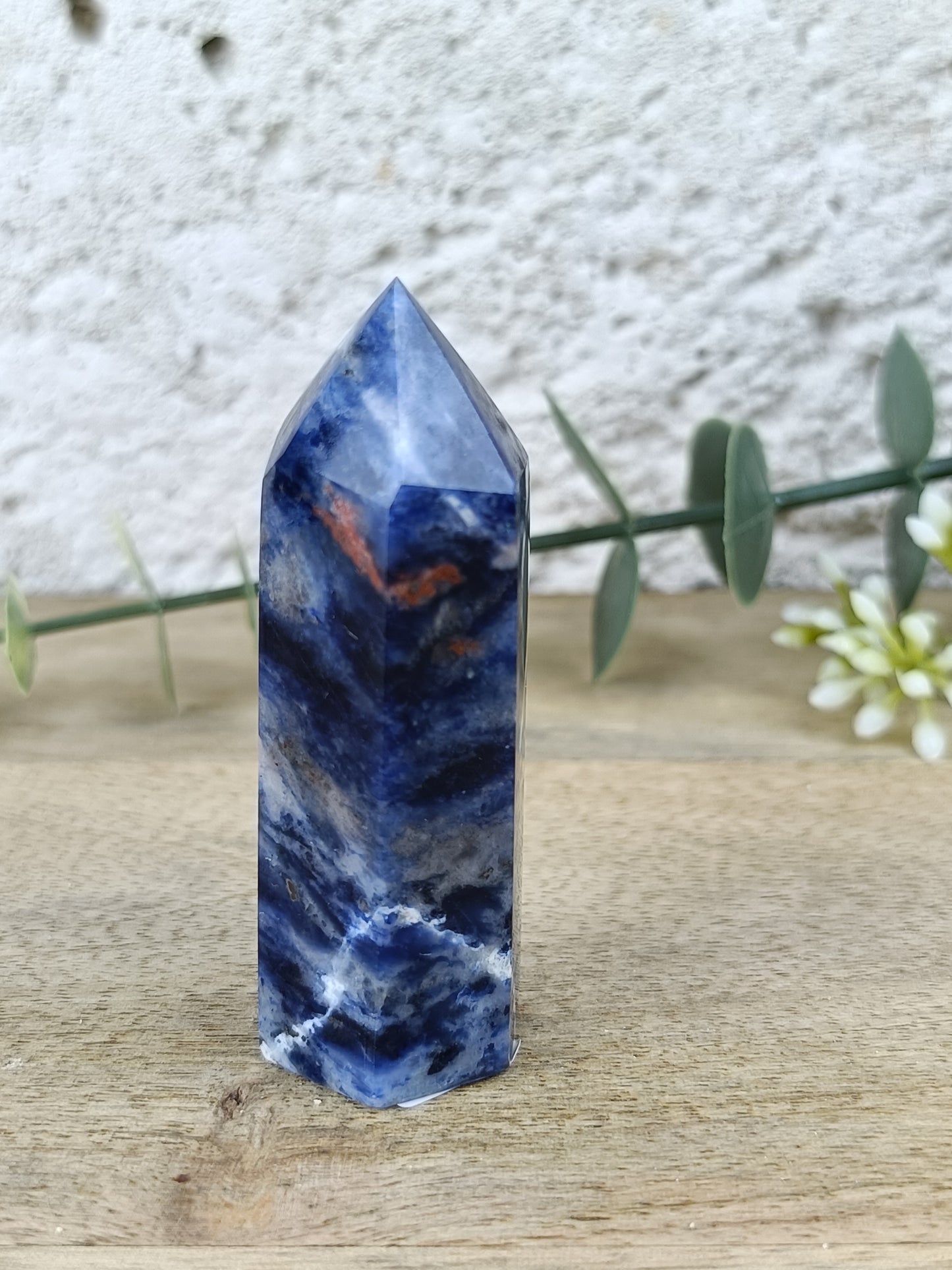 Sodalite Point #140 – Truth, Mental Clarity and Inner Peace