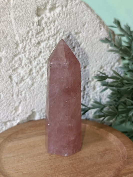 Strawberry Quartz Point #99 – Love, Joy and Heart Expansion