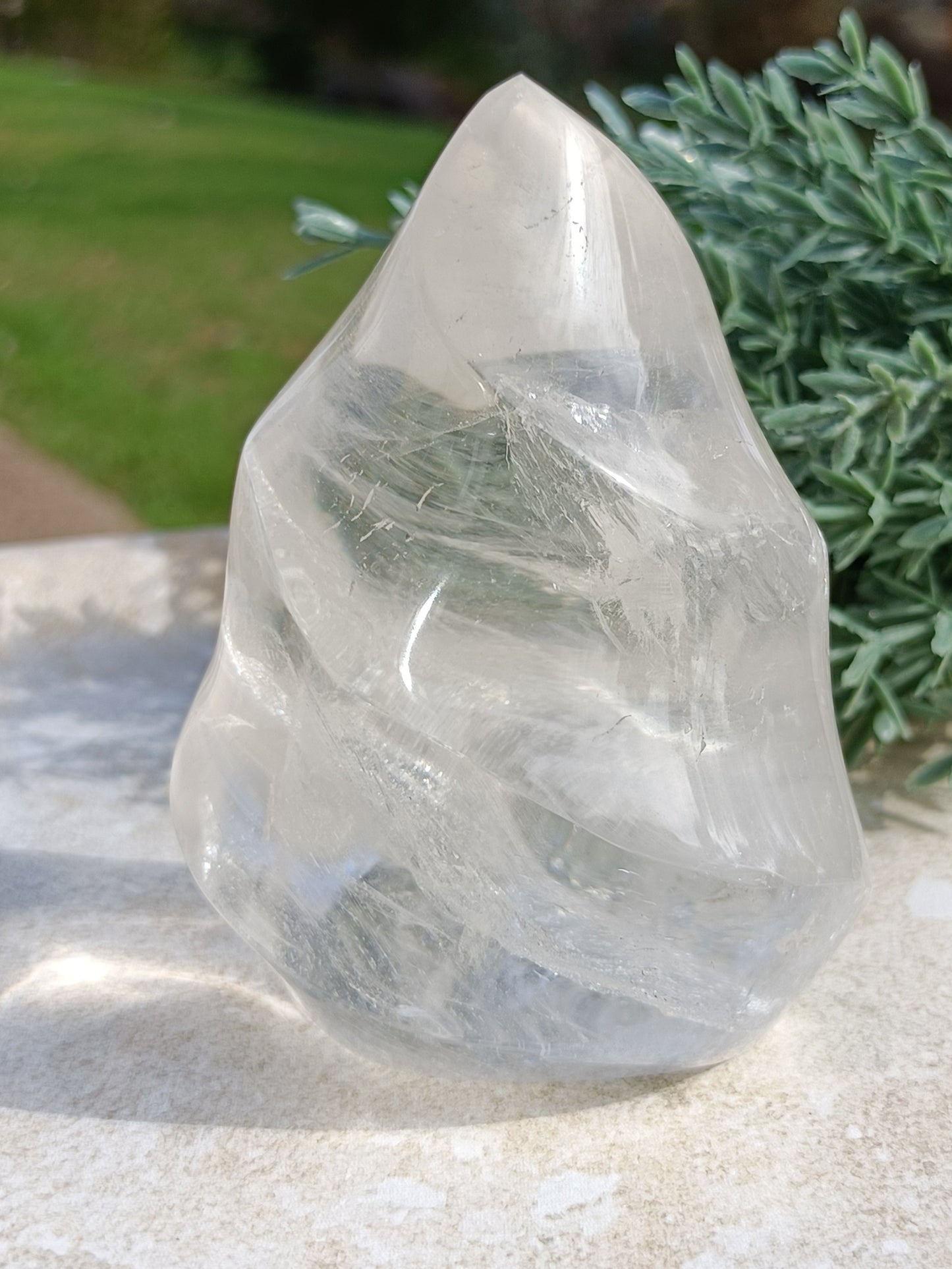 Clear Quartz Flame #282 – Amplification, Clarity and Sacred Light