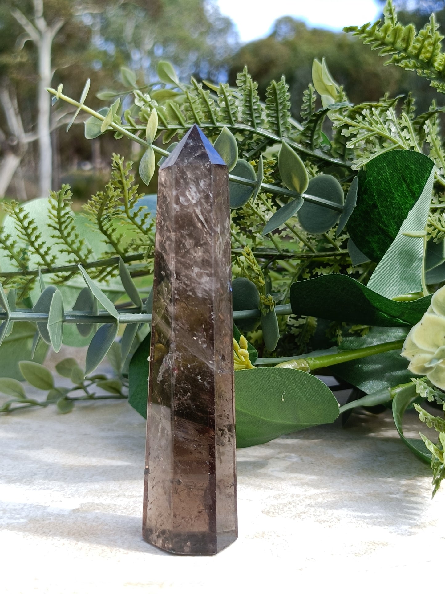 Smoky Quartz Point #192 – Protection, Grounding and Emotional Strength