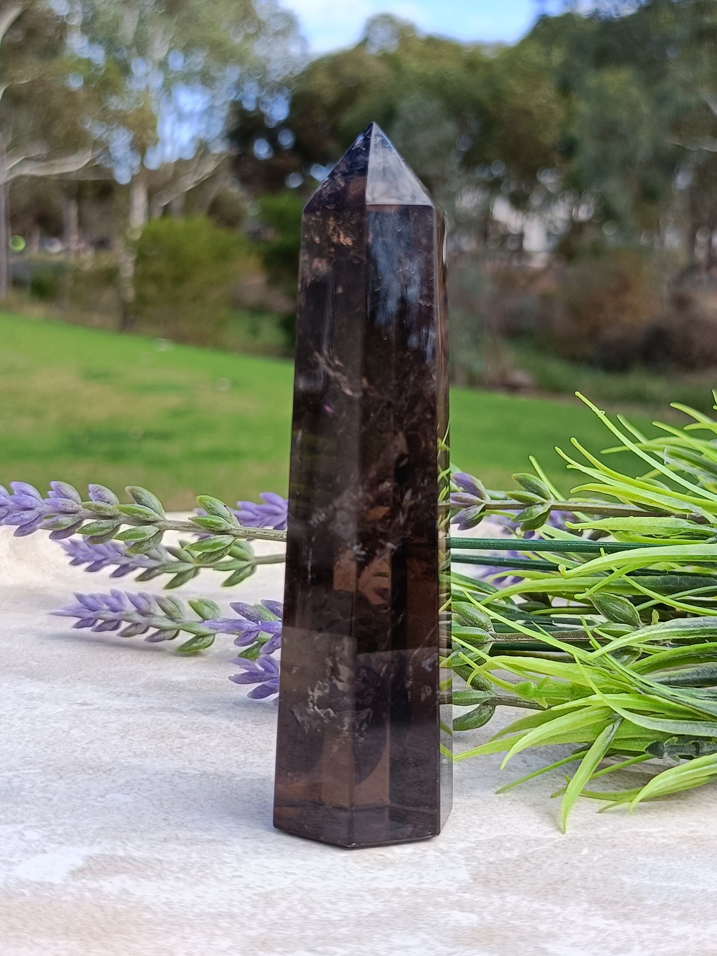 Smoky Quartz Point #187 – Protection, Grounding and Emotional Strength