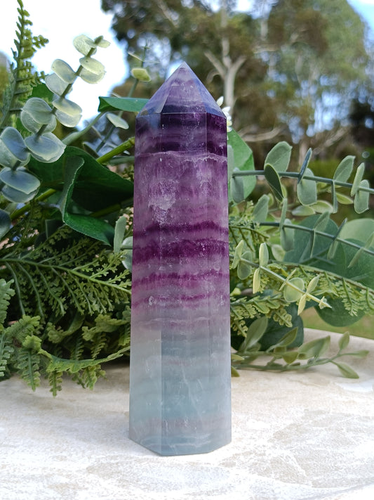 Rainbow Fluorite Tower #253 – Clarity, Balance and Spiritual Harmony