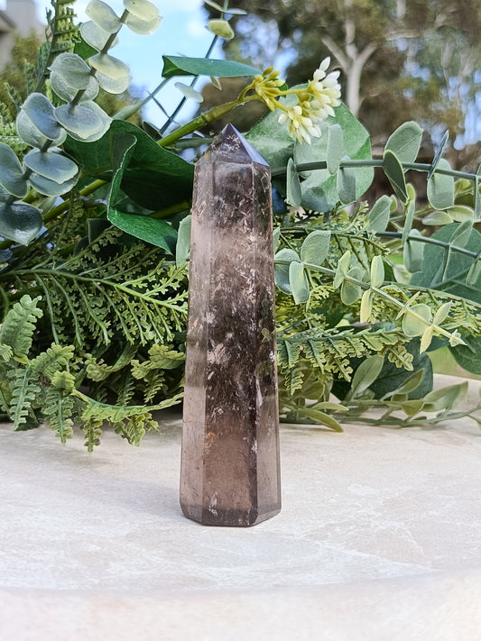 Smoky Quartz Point #195 – Protection, Grounding and Emotional Strength