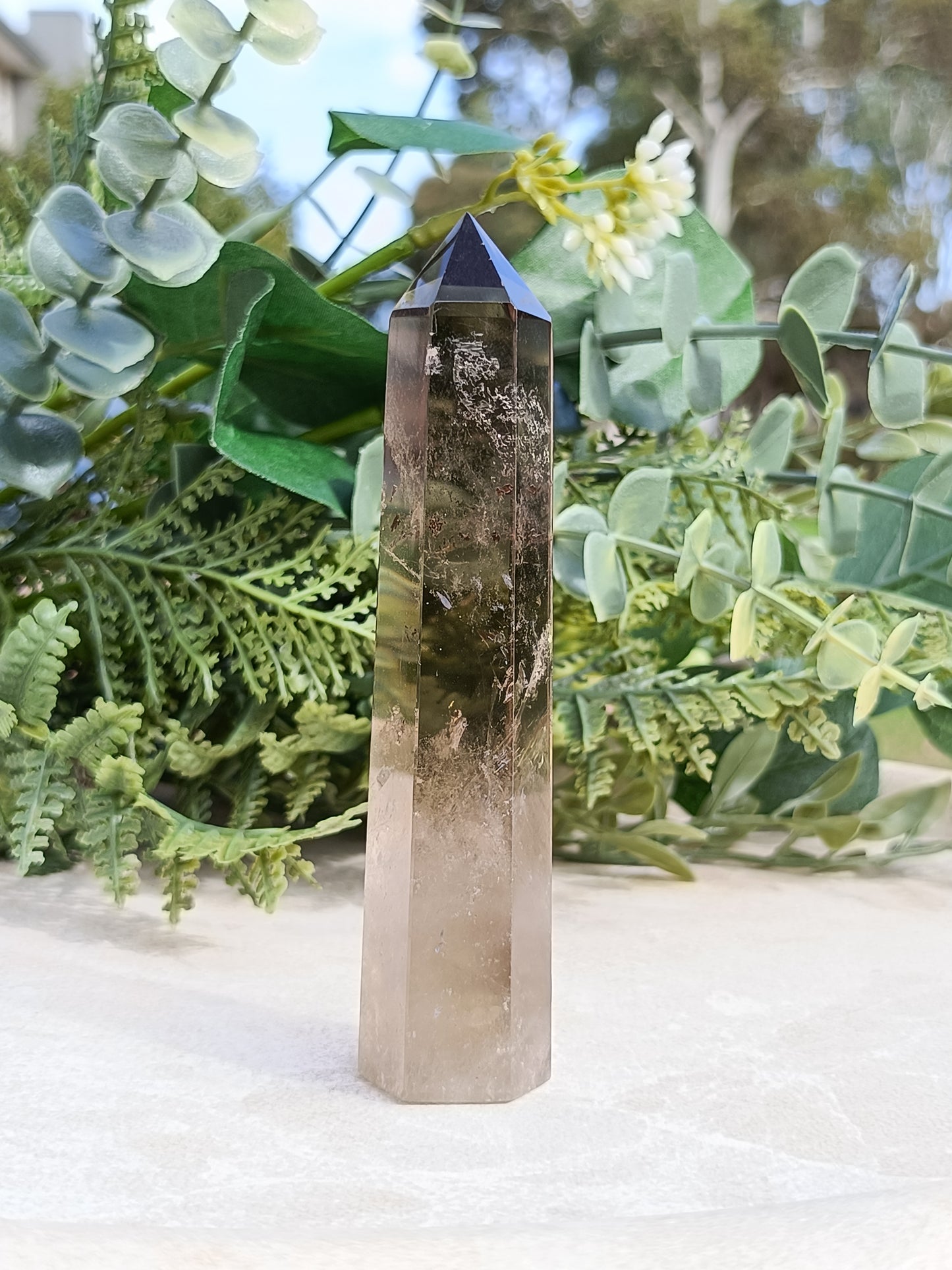 Smoky Quartz Point #193 – Protection, Grounding and Emotional Strength