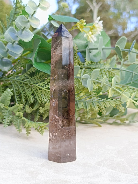 Smoky Quartz Point #194 – Protection, Grounding and Emotional Strength
