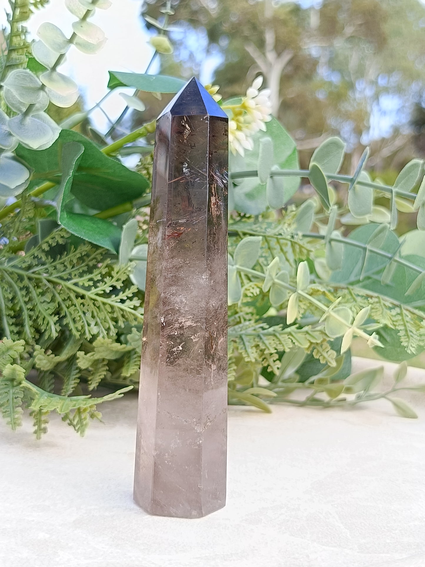 Smoky Quartz Point #196 – Protection, Grounding and Emotional Strength