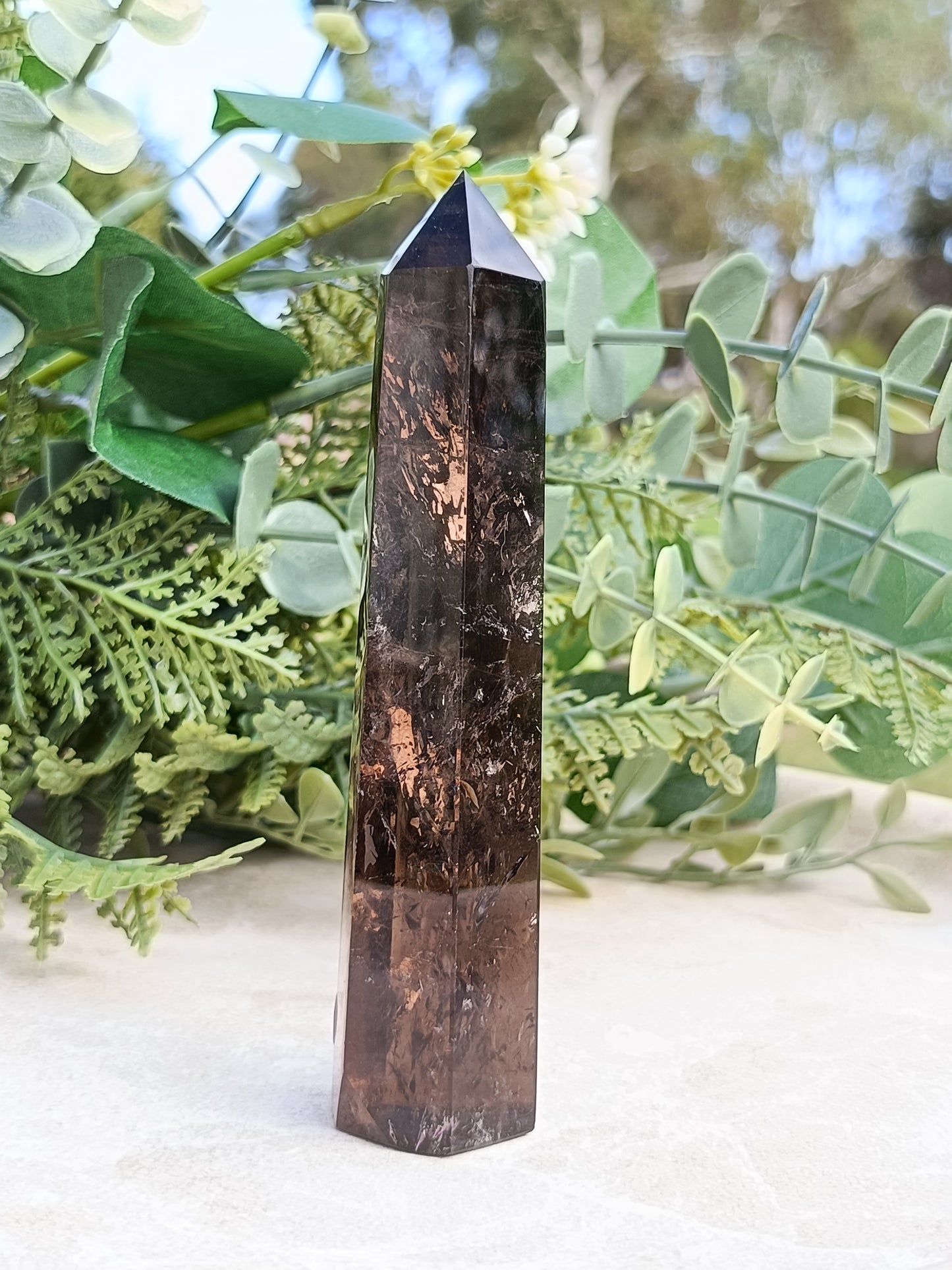 Smoky Quartz Point #197 – Protection, Grounding and Emotional Strength