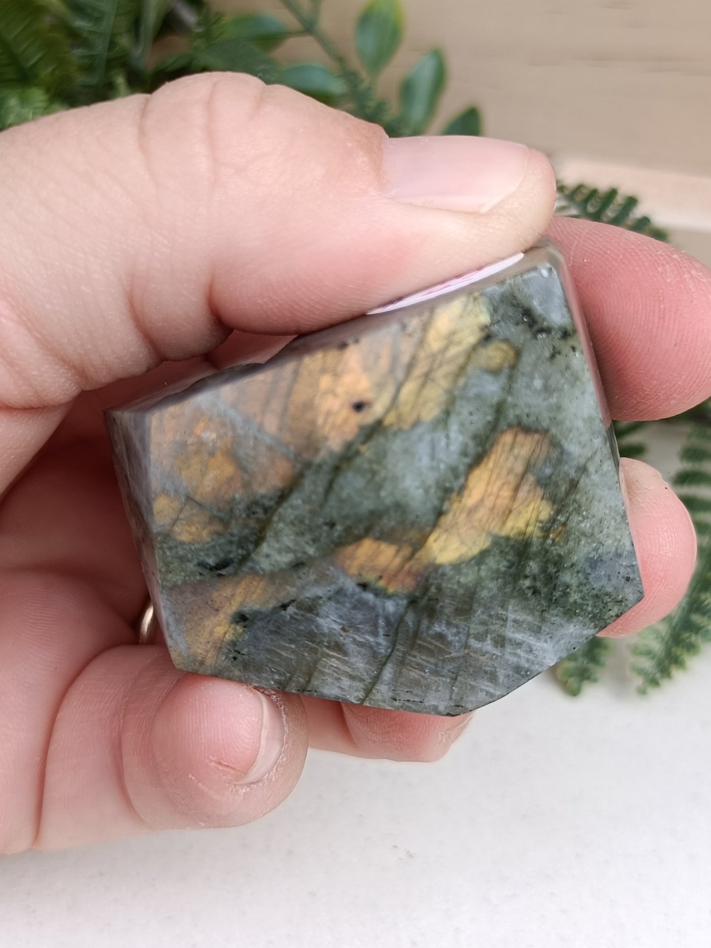 Labradorite Free Form #215 – Intuition, Transformation and Inner Magic