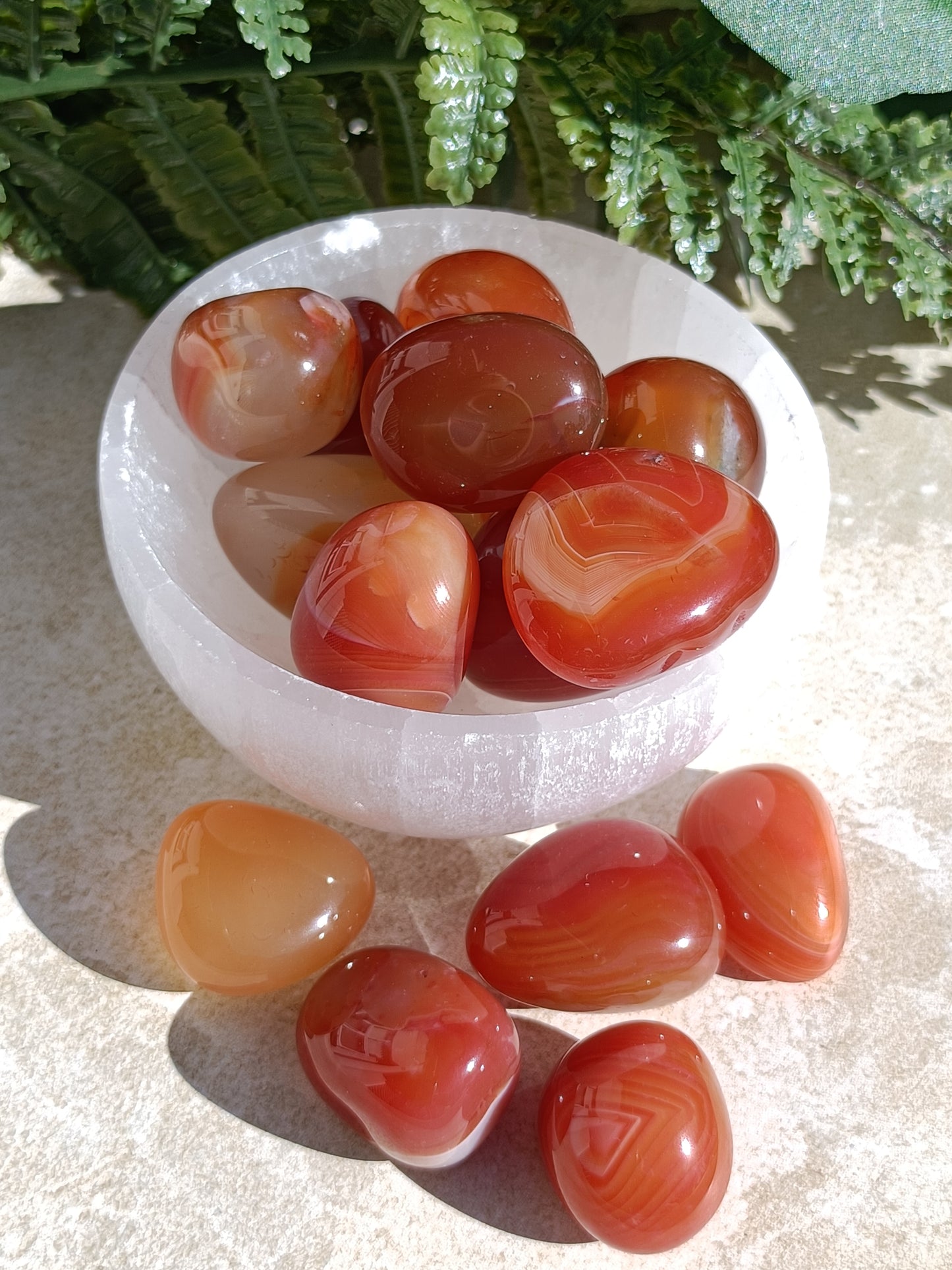 Carnelian Tumbles – Vitality, Creativity and Courage