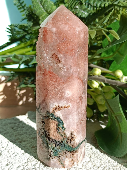 Pink Amethyst Tower #N – Emotional Balance, Divine Love and Inner Peace
