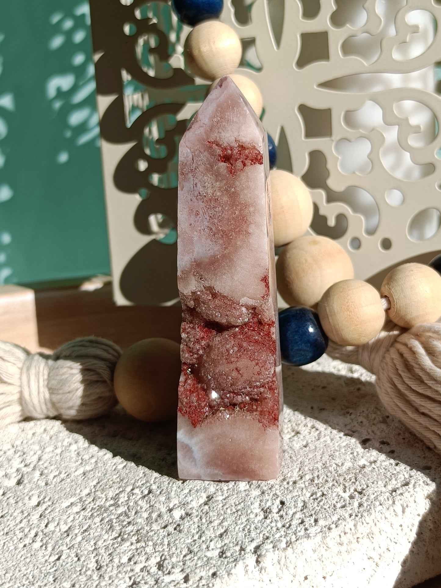 Pink Amethyst Tower #R – Emotional Balance, Divine Love and Inner Peace