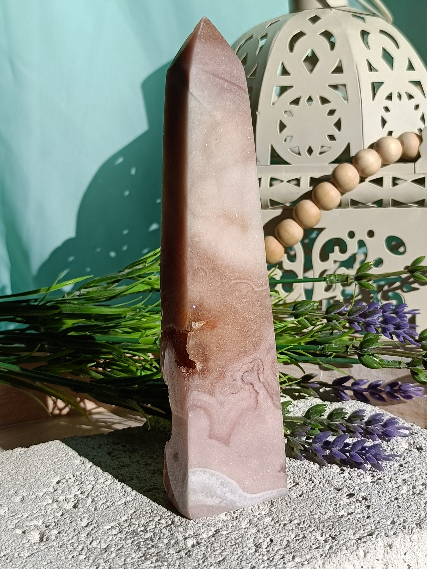 Pink Amethyst Tower #D – Emotional Balance, Divine Love and Inner Peace