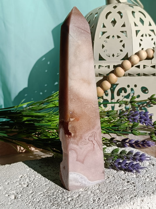 Pink Amethyst Tower #D – Emotional Balance, Divine Love and Inner Peace
