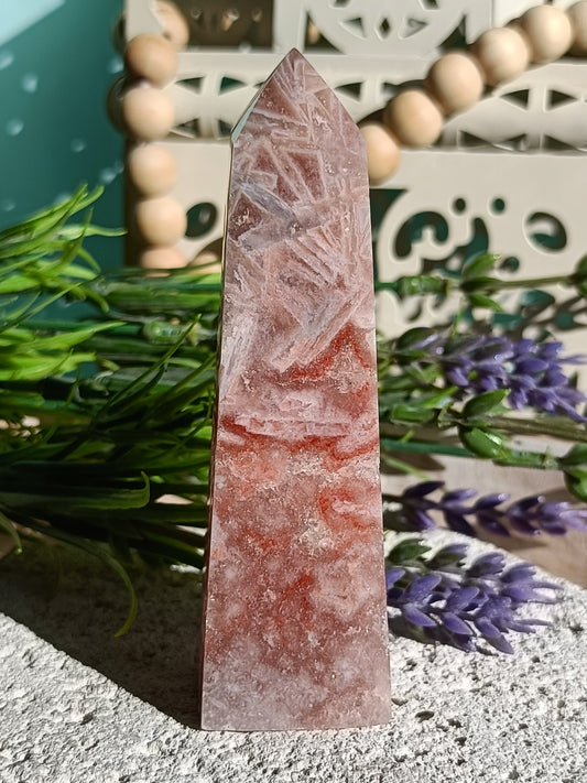 Pink Amethyst Tower #K – Emotional Balance, Divine Love and Inner Peace