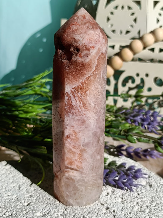 Pink Amethyst Tower #G – Emotional Balance, Divine Love and Inner Peace