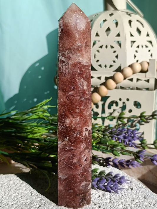Pink Amethyst Tower #B – Emotional Balance, Divine Love and Inner Peace