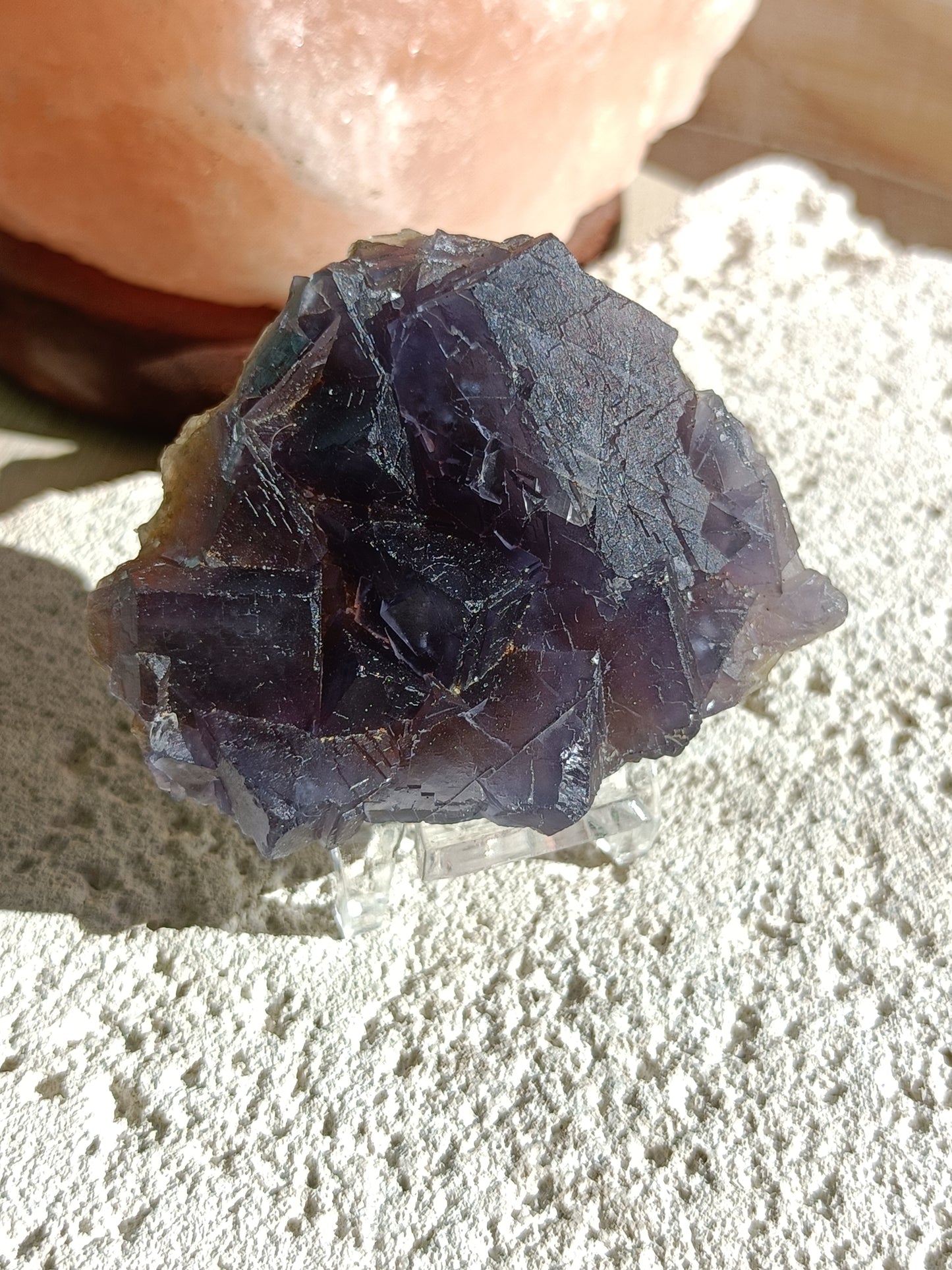 Raw Blue Fluorite #UU – Crystal for Communication, Clarity & Spiritual Insight | Throat & Third Eye Chakra Stone for Mental Focus & Calm