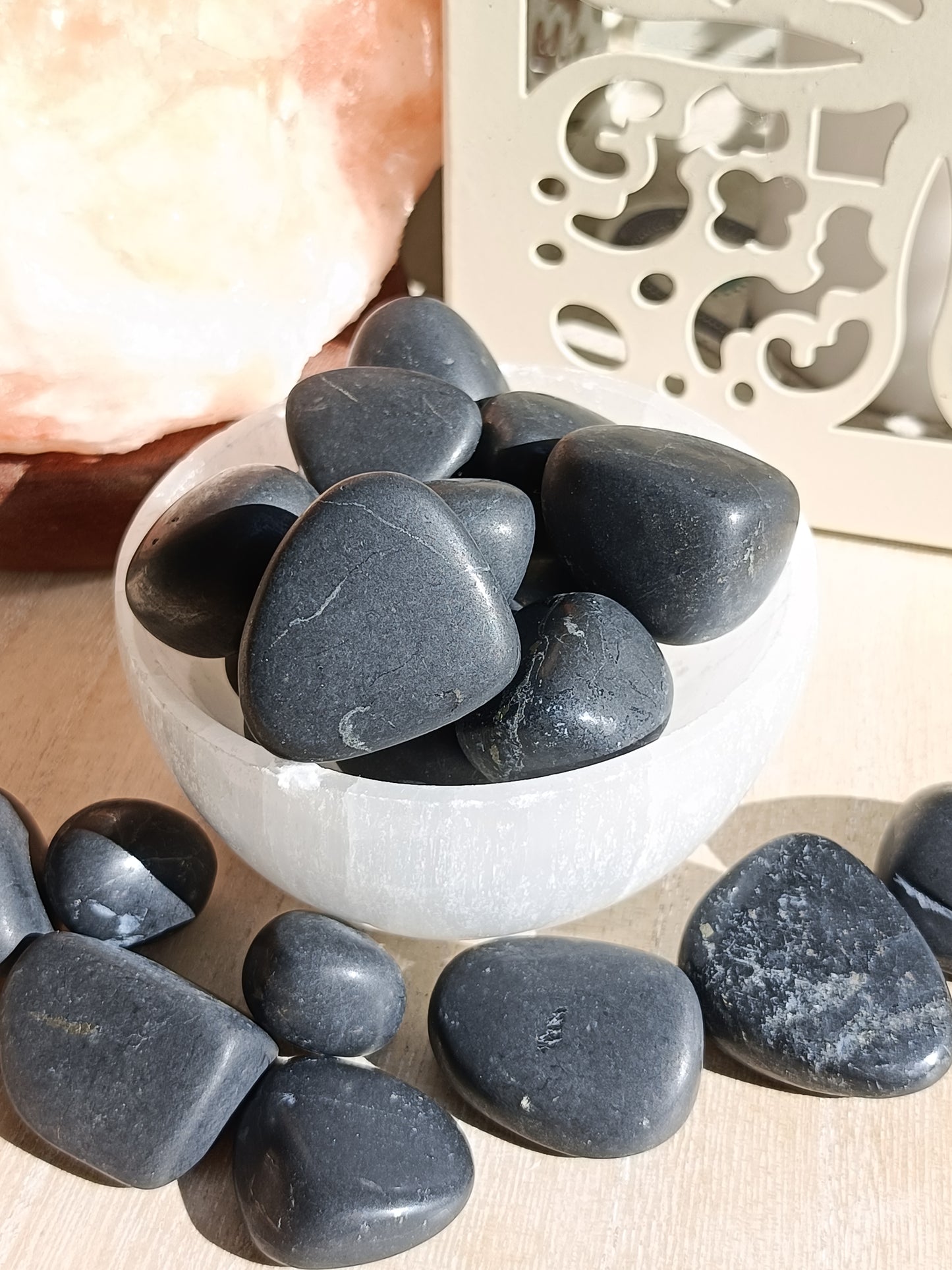 Shungite Tumbles – EMF Protection and Deep Grounding