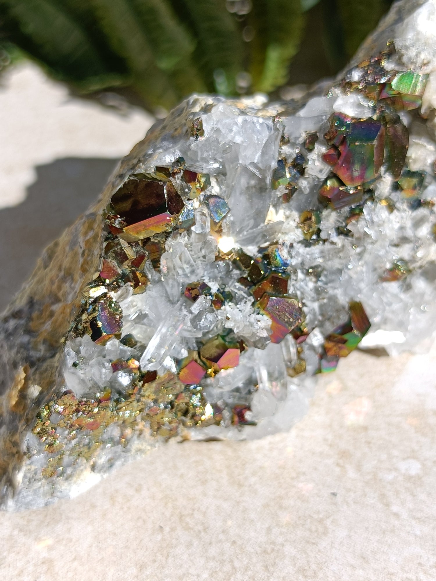Rainbow Pyrite