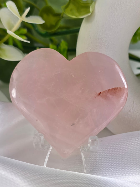 Rose Quartz Heart #O2 - Crystal of Unconditional Love & Healing | Heart Chakra Stone for Self-Love & Emotional Balance