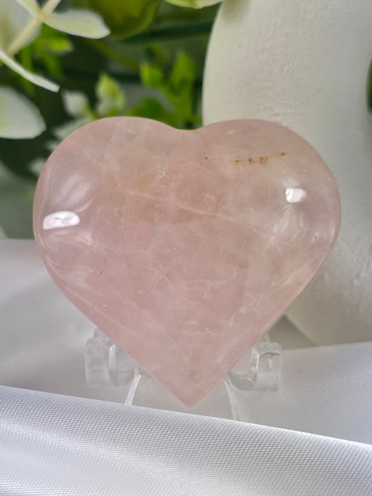 Rose Quartz Heart #P2 - Crystal of Unconditional Love & Healing | Heart Chakra Stone for Self-Love & Emotional Balance