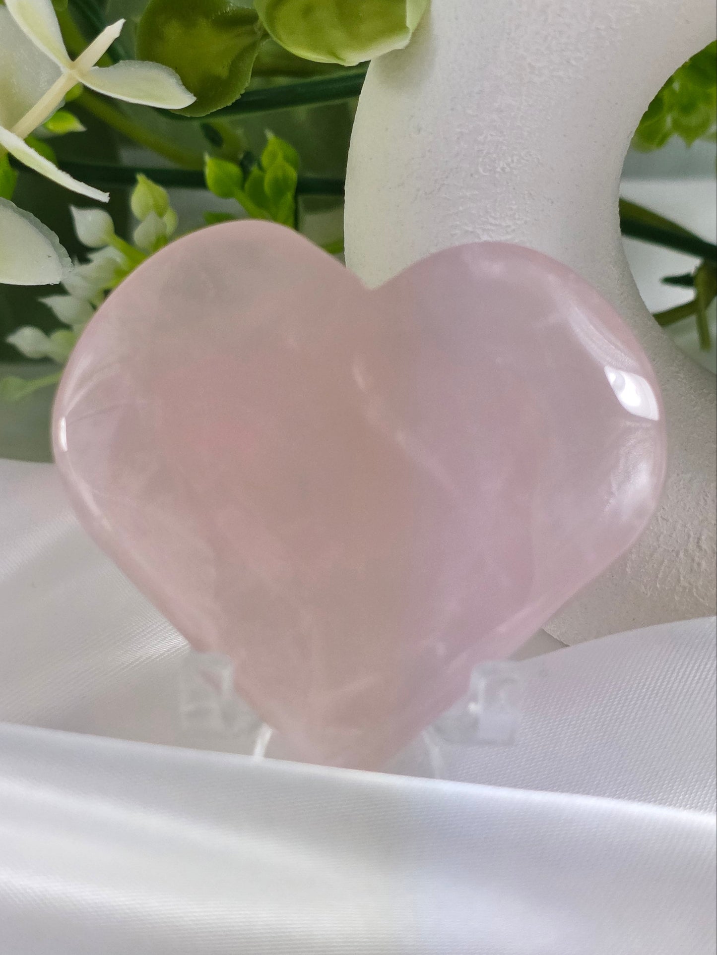 Rose Quartz Heart #N10 - Crystal of Unconditional Love & Healing | Heart Chakra Stone for Self-Love & Emotional Balance