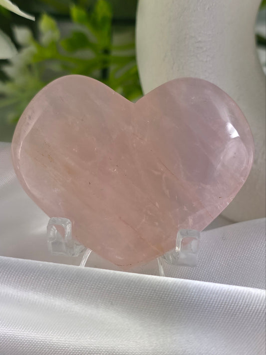 Rose Quartz Heart #N4 - Crystal of Unconditional Love & Healing | Heart Chakra Stone for Self-Love & Emotional Balance