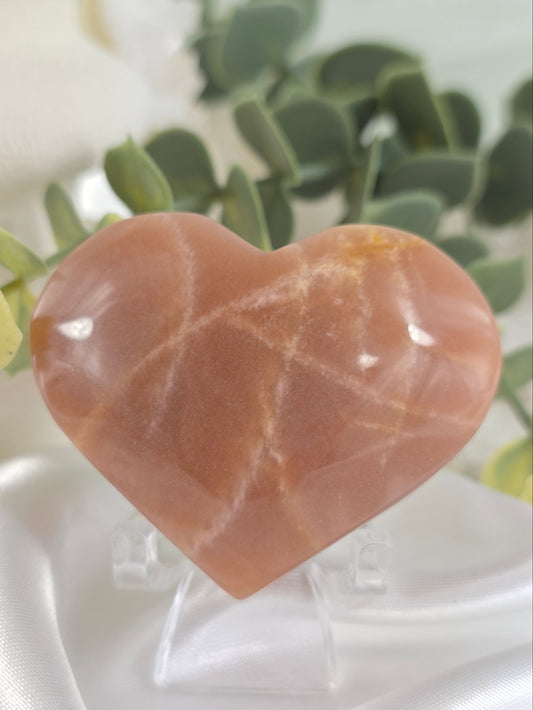 Sunstone Heart #P5 – Crystal for Confidence, Joy & Personal Power | Solar Plexus Chakra Stone for Positivity & Self-Worth