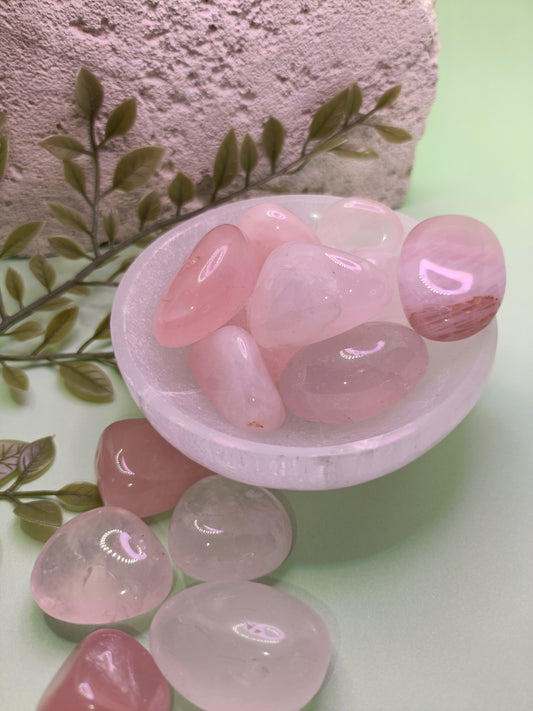 Rose Quartz Tumbles