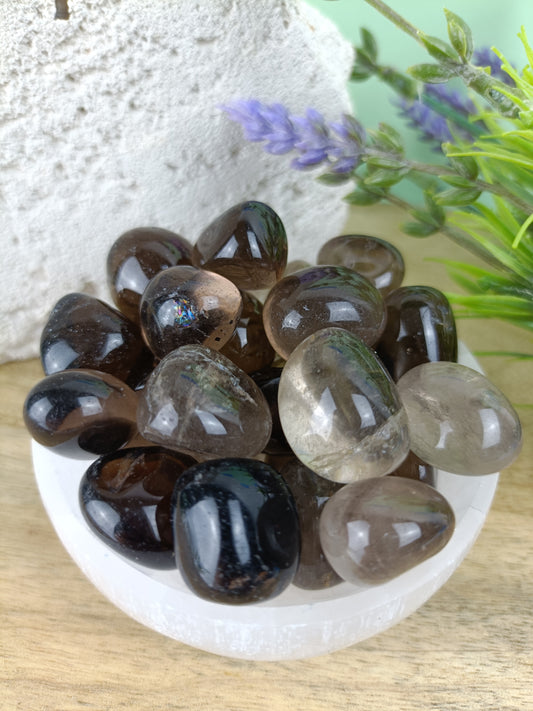 Smoky Quartz Tumbles – Grounding, Protection and Emotional Release