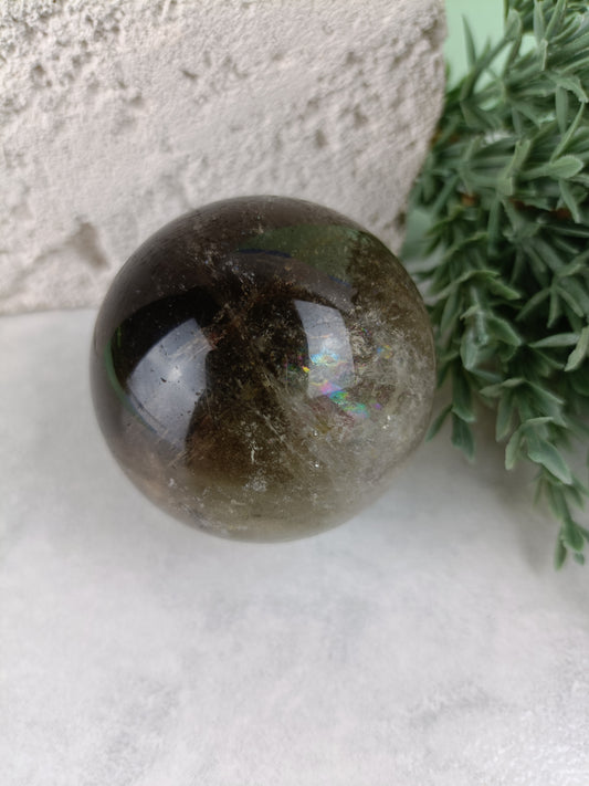 Smoky Quartz Sphere #159 – Grounding, Protection and Emotional Release