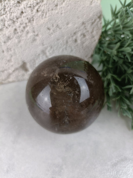 Smoky Quartz Sphere #157 – Grounding, Protection and Emotional Release