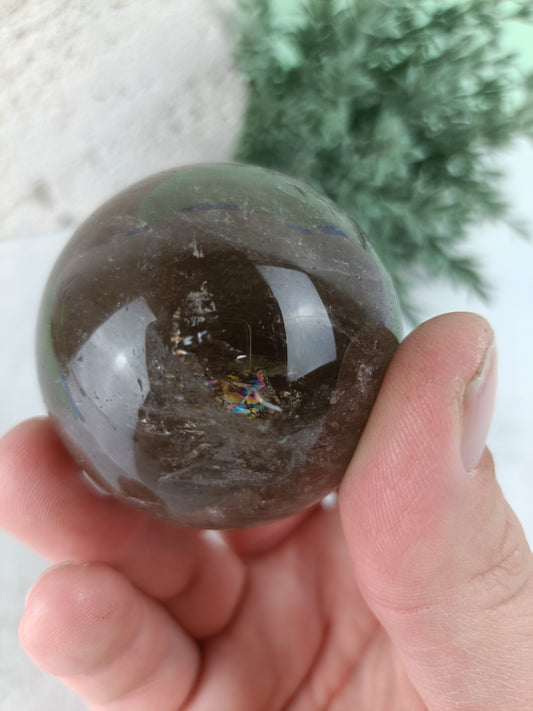 Smoky Quartz Sphere #161 – Grounding, Protection and Emotional Release