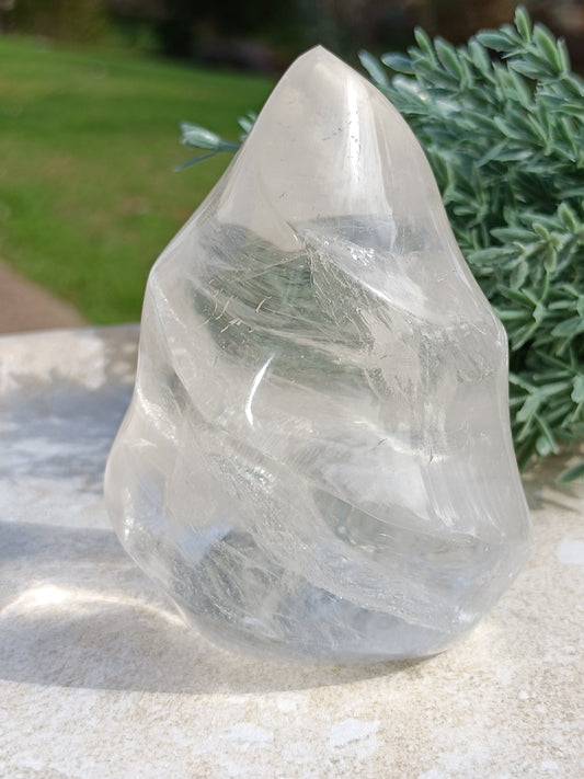 Clear Quartz Flame #282
