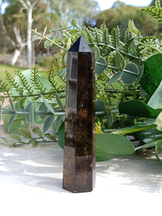 Smoky Quartz Point #197 – Protection, Grounding and Emotional Strength