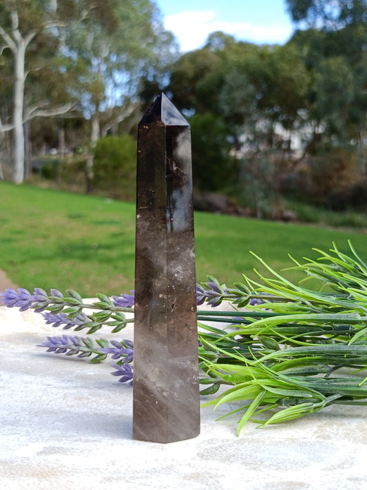 Smoky Quartz Point #196 – Protection, Grounding and Emotional Strength