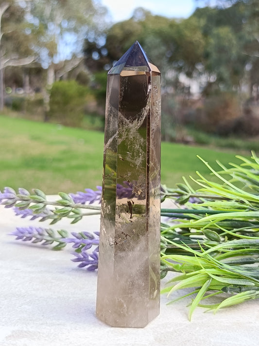 Smoky Quartz Point #193 – Protection, Grounding and Emotional Strength